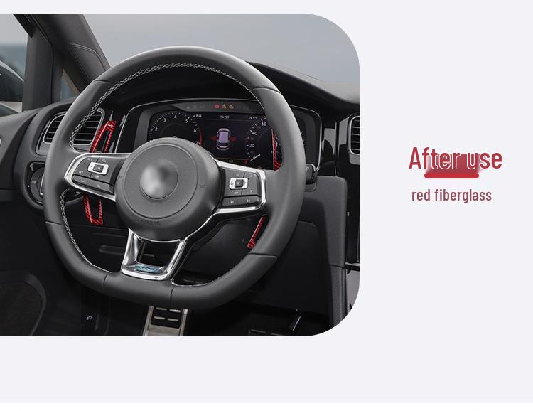 Carbon Fiber Shift Paddles for VW Golf 7 GTI, Lamando GTS, Scirocco