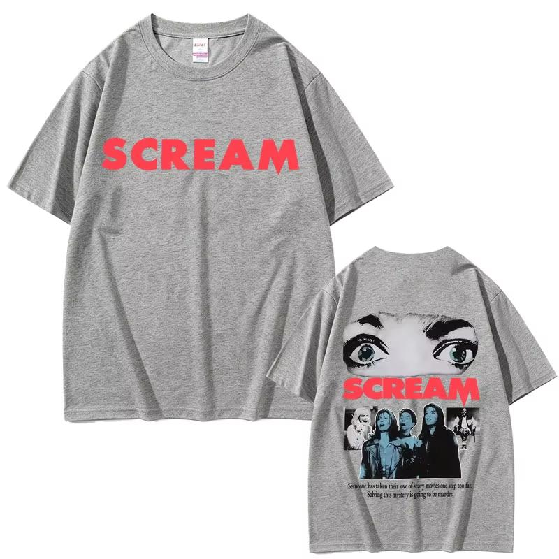 2026 Classic 90s Horror Movie Scream Tshirt Billy Loomis We All Go A Little Mad Billy T Shirts Men Women Vintage Tshirts