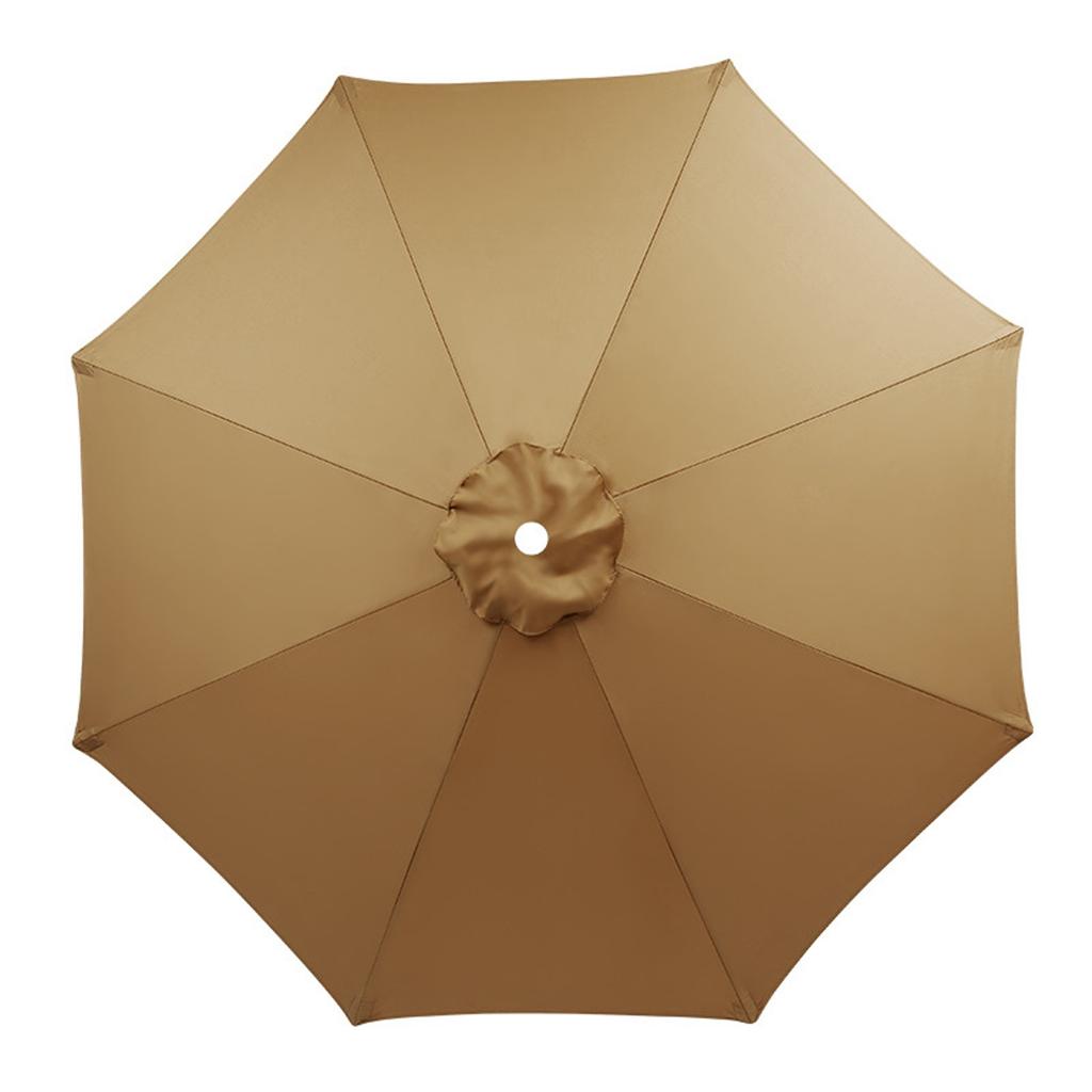 Large Outdoor Patio Umbrella with Durable Red Canopy, UV Protection, Wind Resistant, Easy Crank Lift, 8-Rib Frame for Garden, Deck, Poolside, Backyard