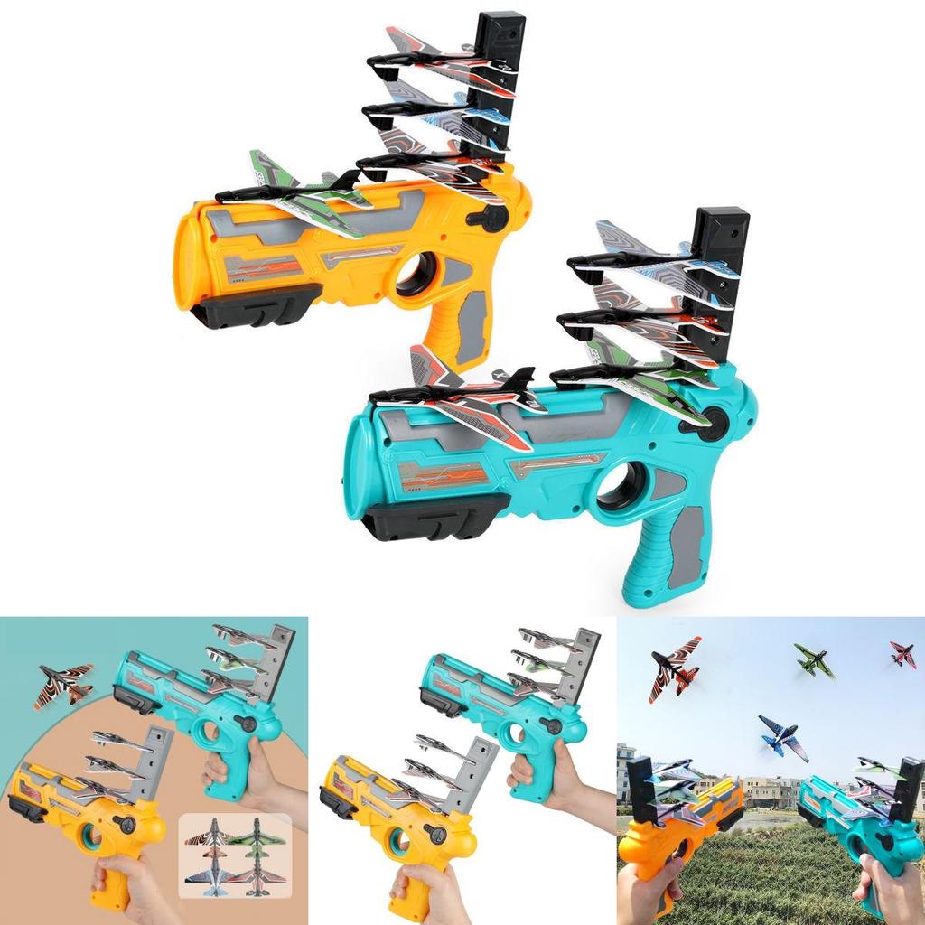 Exciting Toy Gun Nerf Foam Airplane Launcher For Safe Outdoor Fun And Air Battles