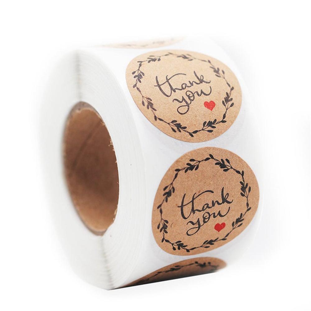 Kawaii Label Sticker Simple Thank You Aesthetic School Supplies X053