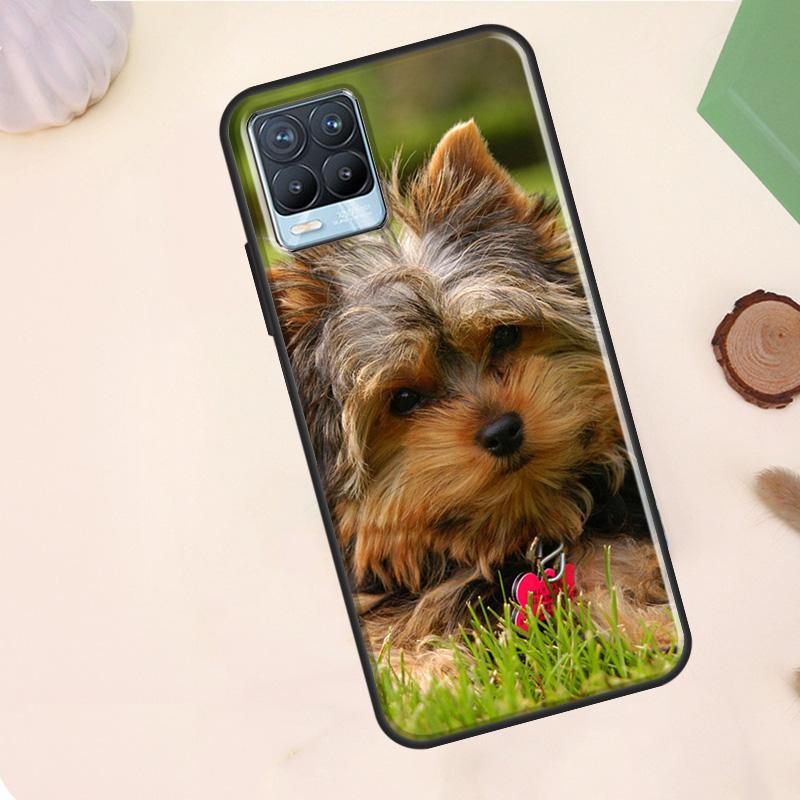 Mini Yorkshire Terrier Hülle Für Realme C75 C63 C61 C55 C51 C53 C35 C65 C67 C71 11 12 13 14 15 Pro Plus GT6 GT7 Pro