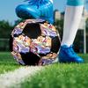 Pallone da Calcio Colorato Cucito a Macchina PVC Misura 5 Pronto per Allenamento di Squadra e Competizione Resistente Alto Rimbalzo Raffreddamento Regalo Sportivo