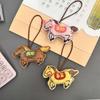 Mascot Plush Horse Keychain Creative Cartoon Steed Doll Zodiac Pony Figurine  Home Decoration
