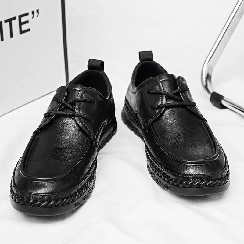 Genuine Leather Shoes For Man Leather Casual Shoes Business Oxford Shoes High Quality Designer Work Shoes