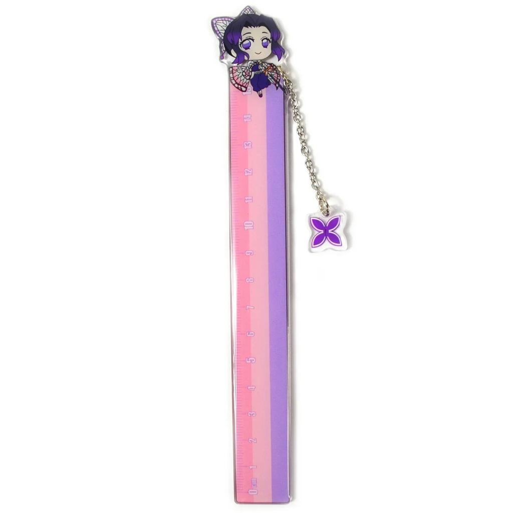 Anime Ruler Kamado Tanjirou Nezuko Kawaii Figure Straight Ruler Drawing Rulers School Stationery Kids Gift