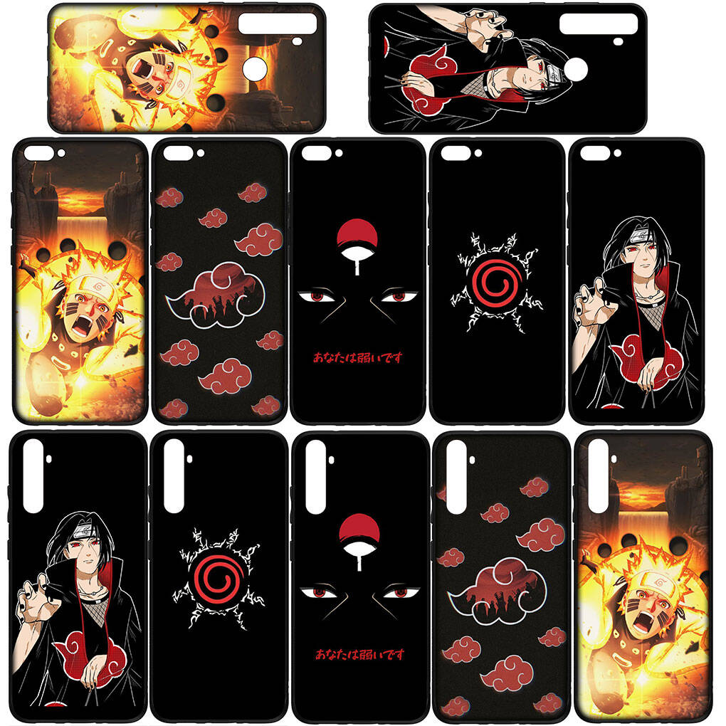 Phone Case for iPhone 17 15 16 Plus XR Redmi Note 14 12 11 13 Pro Max Huawei P30 P20 Lite Y9 OPPO A60 A40 A80 A18 A16 A54 Akatsuki Naruto Itachi Cover