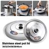 Durable 30-42cm Wok Pot Lid Universal Anti-scalding Frying Pan Cover Reusable Thickened Bowl Cover Restaurant Kitchenware