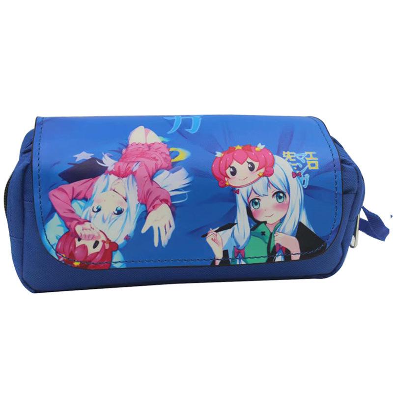 Large Capacity Double Zipper Unicorn Pencil Case for Stationery