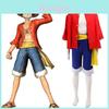 Traje Elegante de Monkey D Luffy de Uma Peça Apresentando Acabamento e Design Exquisitos