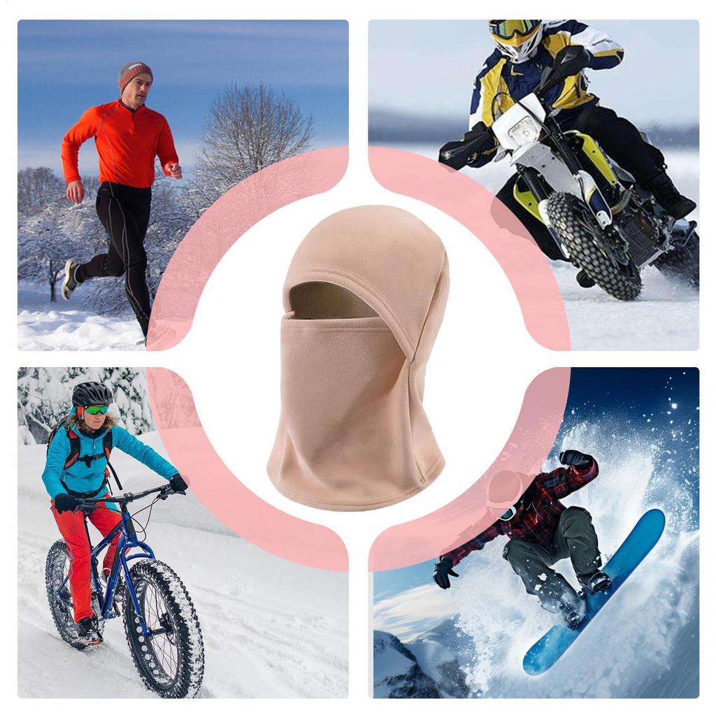 Winter Face Cover Windproof Protective Hat Ski Head Warmer Neck Cover For Sports Climbing Camping Hiking Riding Cycling Biking