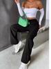 Damen High Waist Wide Leg Cargohose - Atmungsaktiv Retro-Stil, Vielseitige Activewear
