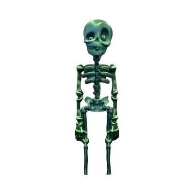 Poseable Magnetic Skeleton Figure For Fridge Car Office Flexible Joints Detailed Halloween Party Decoration Accessory