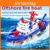 Electric Fire Rescue Boat Toy With Music Lights For Kids Development And Interactive Play