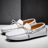 Men Casual Shoes Fashion Genuine Leather Shoes Soft Men Leisure Moccasins Slip on Men's Driving Shoes Lazy Shoe Handmade Flats