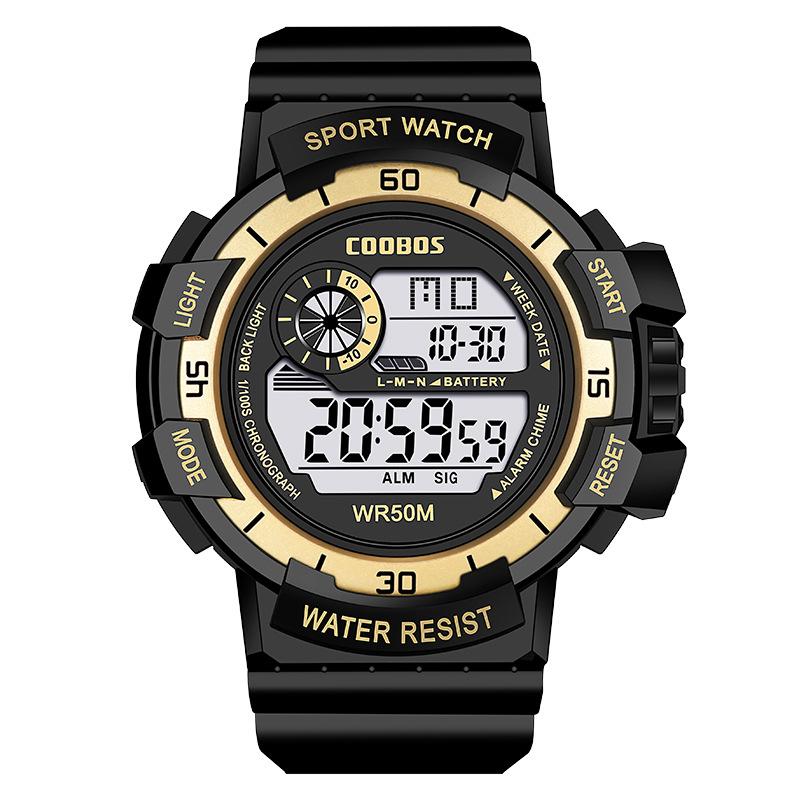 New Digital Watches Men Sports Luminous Multifunction Waterproof Chrono Wristwatch Outdoor Boy Fashion Student Watch