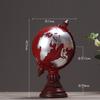 Vintage Globe Ornamenty Hračka Dárek Model Miniaturní Domácí Dekor Retro Dekorace