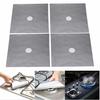 4Pcs Reusable Hob Burner Protect Cover Liner Keep Clean Pads Gas Stove Mats