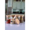6-piece 200 Ml Borosilicate Spice Set With Bamboo Lid And Spoon