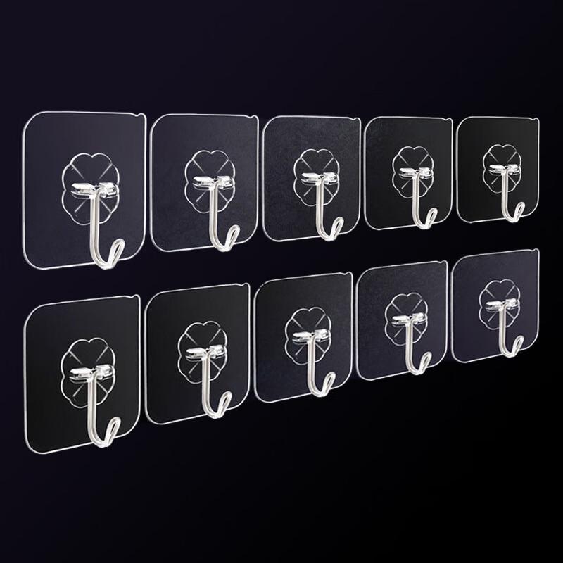 Strong Adhesive No-Drill Wall Hooks