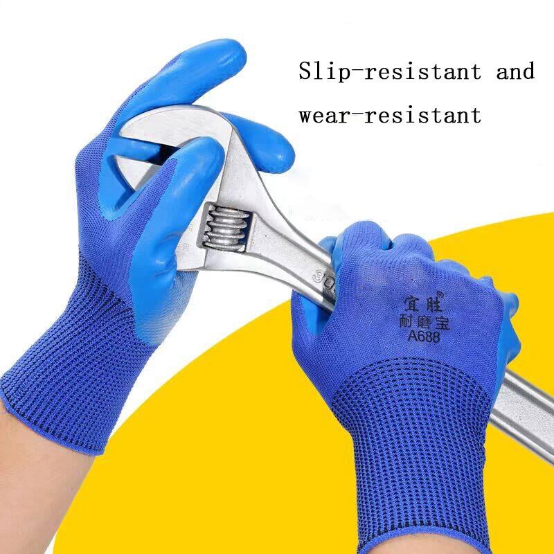 Arbeitshandschuhe Sicherheitskleidung Verschleißfeste Latexhandschuhe Gartenarbeitshandschuhe Schutz für Arbeit Arbeitssicherheit Schutzzubehör