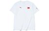 Men's T-Shirts Men's White Crew Neck Moderate Straight Fit