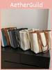 Large Capacity Striped Shoulder Bag Women Summer 2023 New Trendy Fashion Handbag Casual Tote Bag