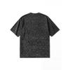 Men's Distressed Washed Short-Sleeve T-Shirt , Streetwear Crew Neck Casual Summer Top, Suitable for Casual Attire, Gym, and Layering, Machine Washable