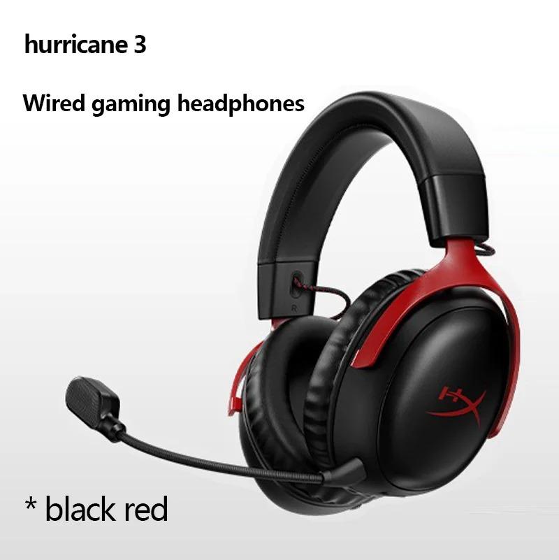 HyperX Cloud 3 III with DTS Sound Microphone/HyperX Software Support USB Wired Gaming Headset for PC PS Xbox Switch