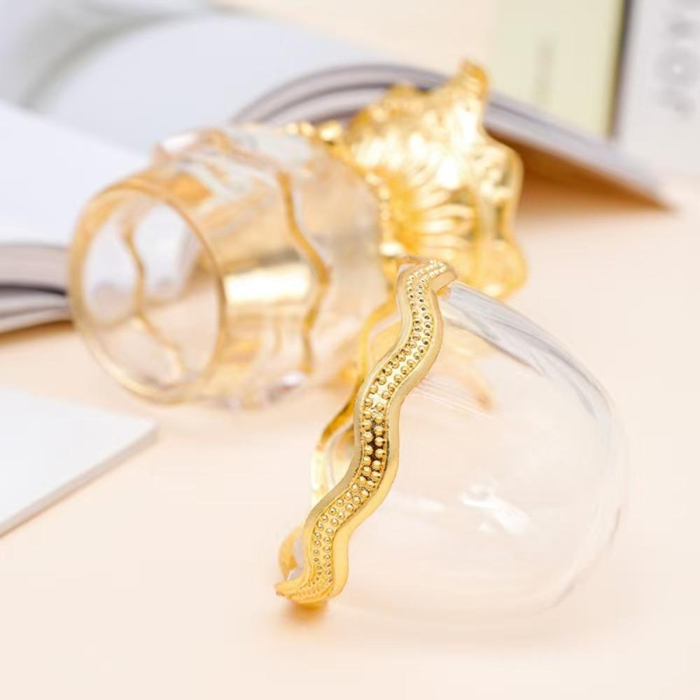 Transparent Toothpick Holder with Base Cotton Swab Organizer Egg Shaped Ornament  Restaurant