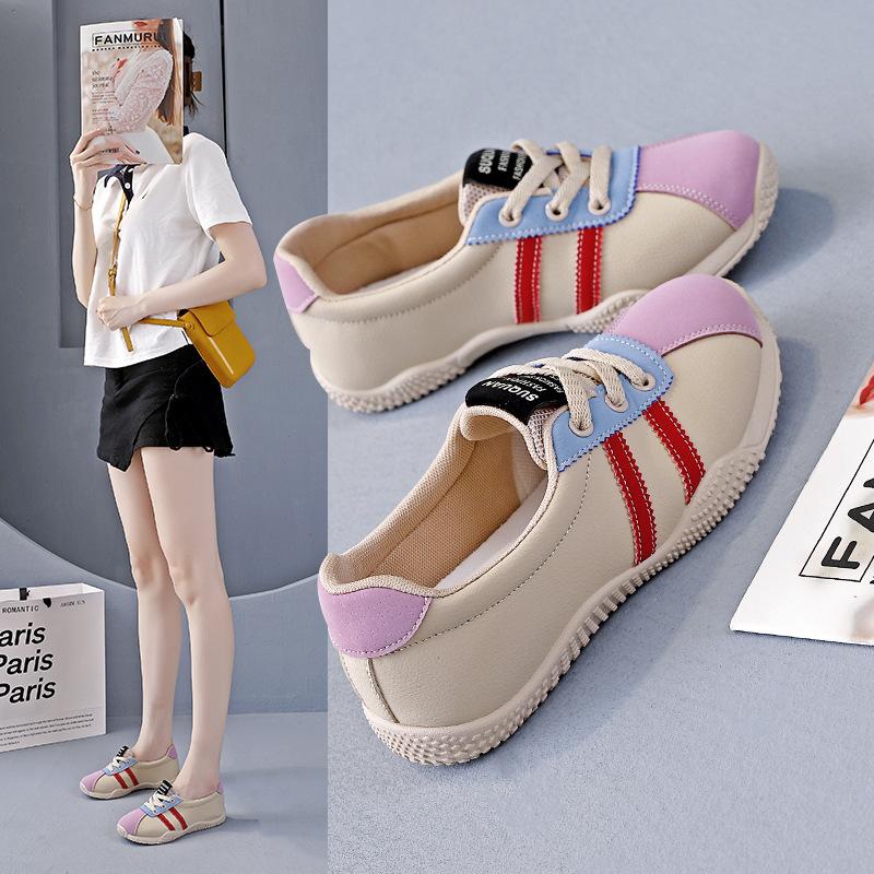 Shallow mouth sports single shoes women's spring and autumn new versatile dad little white board shoes women YYN-1507
