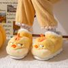 Cotton Slippers Bags Shoes Women Cute New Style Winter Outdoor Wear Indoor  Anti Slip Thick Sole Fuzzy Plush Cotton Women Shoes