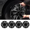 Set di 4 Copricerchi da 17 Pollici Eleganti Adatti a Clip-On in ABS Sostituzione per la Maggior Parte di Auto Camion SUV