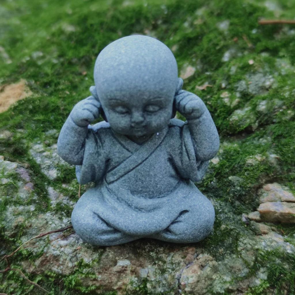 -Buddha Statue, Smaller ,figure Collections for Table Decoration