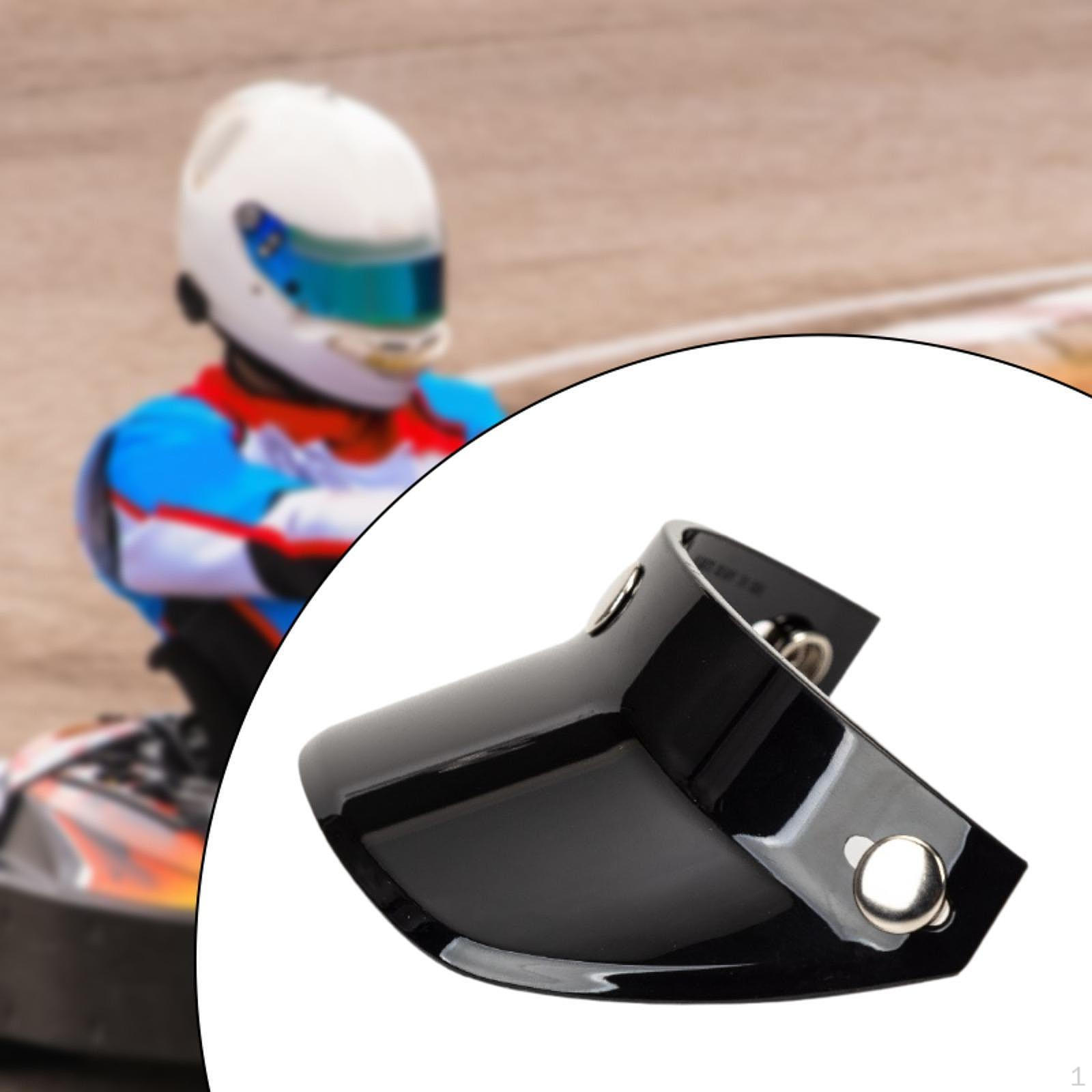 

3-кнопочный козырек для шлемов 3/4, солнцезащитная часть Black