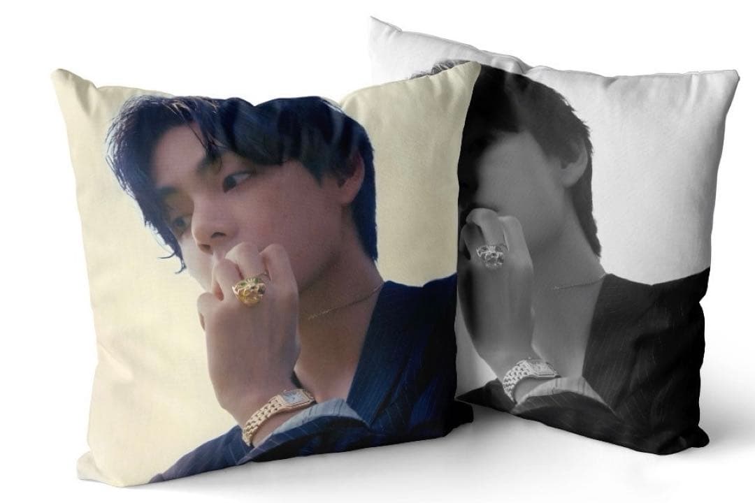 [USED] BTS Cushion Cover VOGUE Taehyung V Tae