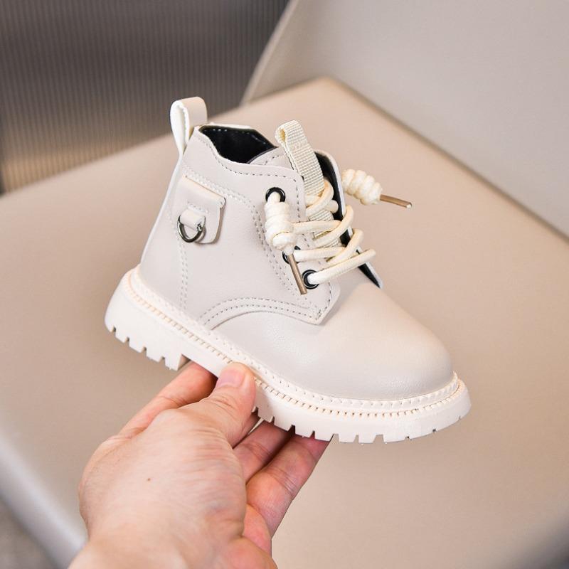 New Children's Soft-Sole Martin Boots | Stylish Yellow Boots for Boys & Girls, Side-Zipper Boots for Toddlers & Young Kids