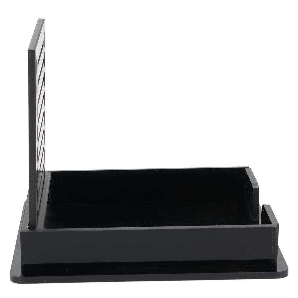 Sticky Note Holder ABS Memo Pad Organizer with Stencil for 3x3 Inch Note Pad Pop Up Notes