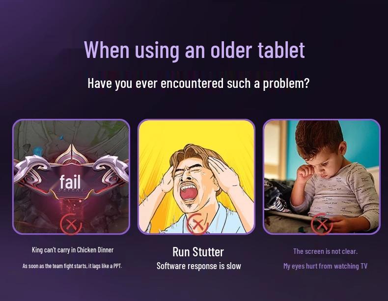 5G Tablet Pad with HD Eye Protection for Office, Study, and Gaming
