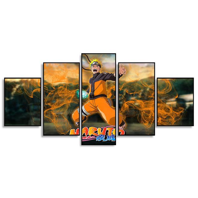 5 poze Poster Sasuke Ltachi Personaj Pictură decorativă Cameră pentru copii Imprimări artistice Modern Home Decor Pânză Pictură fără cadru