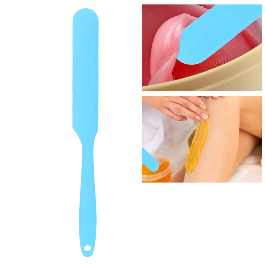Wax Spatula Silicone Reusable Hair Removal Waxing Applicator Scraper for Home Salon Wax Warmer