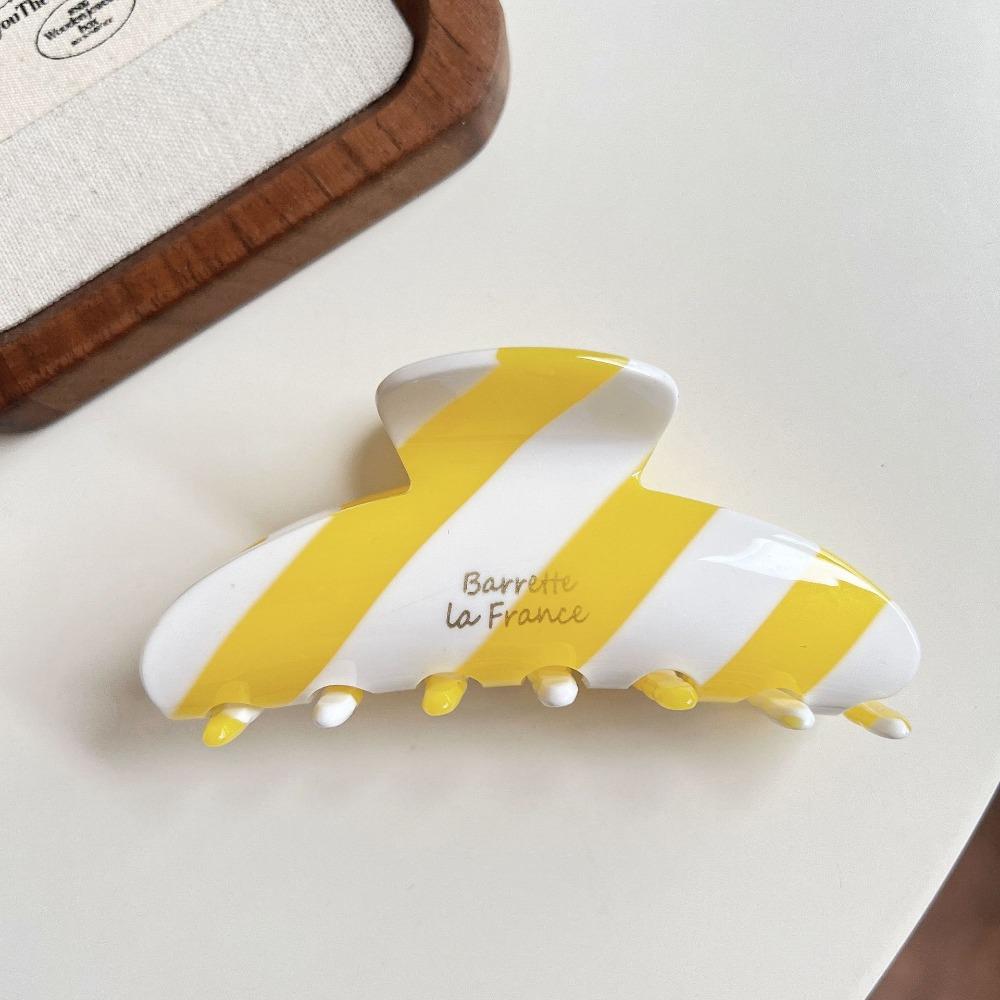 Acetic Acid Acetate Hair Claw Fresh Flower Hair Claw Fashion Irregular Pattern Shark Clip  Travel