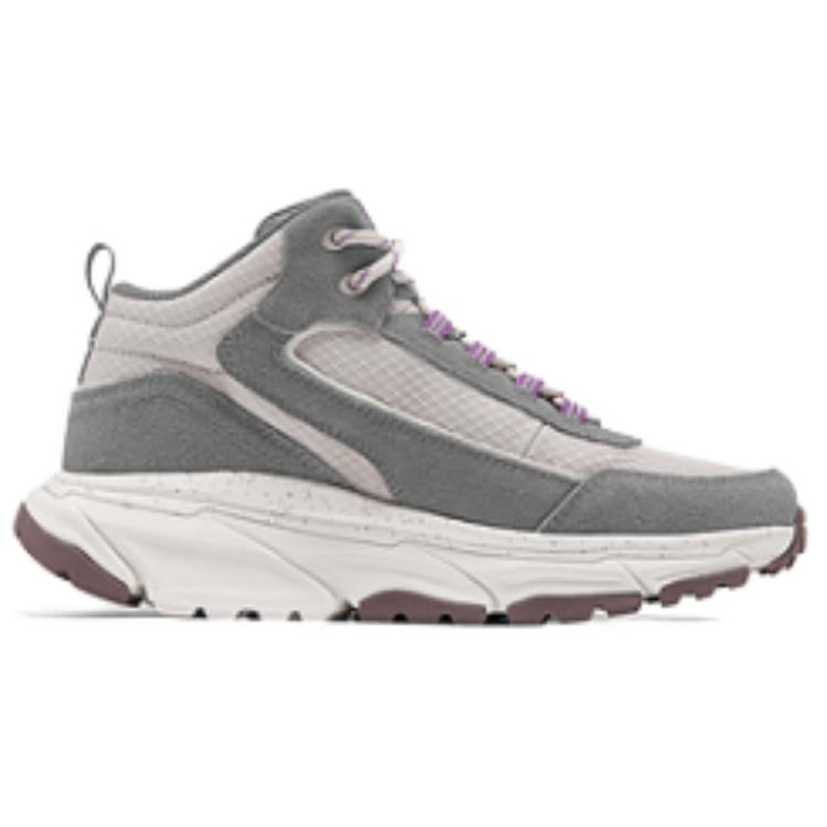 Skechers Outdoor Comfortable Versatile Fashion Mid-Top Hiking Shoes Women hiking shoes Gray 180169-NMLT