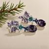 Exquisite and fashionable classic earrings, sparkling butterfly earrings, suitable for giving to wedding girlfriends