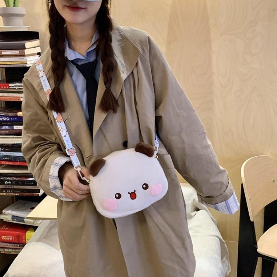 

Cute Bubu Dudu Plush Backpack Yier Panda Bear Crossbody Bag Kawaii Coin Purses Shoulder Bag Plush Plushies For Girlfriend Present