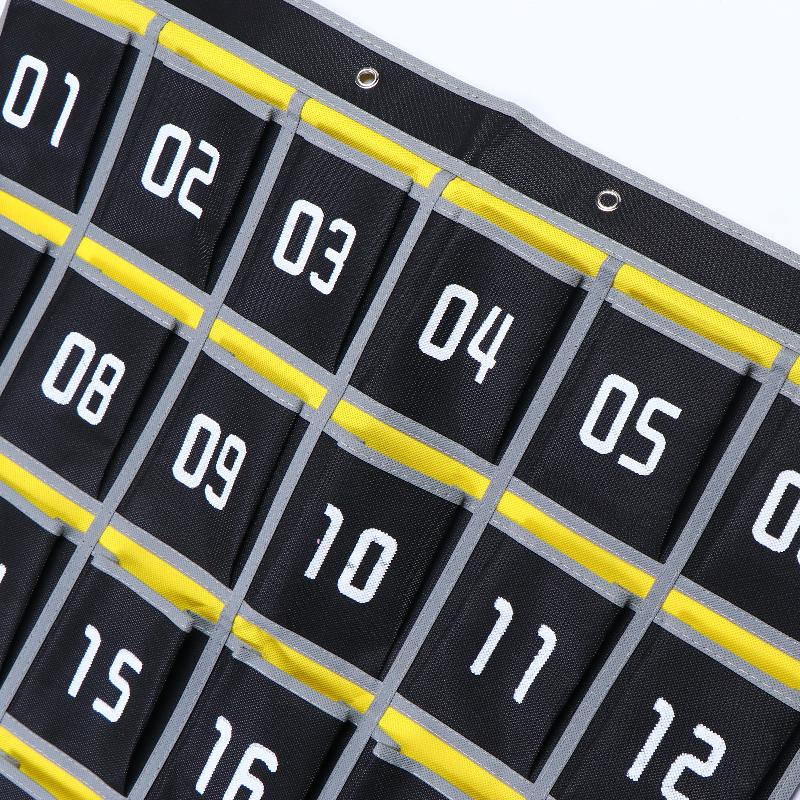 Wandmontierter Telefonorganizer Mehrere Taschen 24 Fächer Hängende Tasche für Lagerung im Klassenzimmer oder Büro