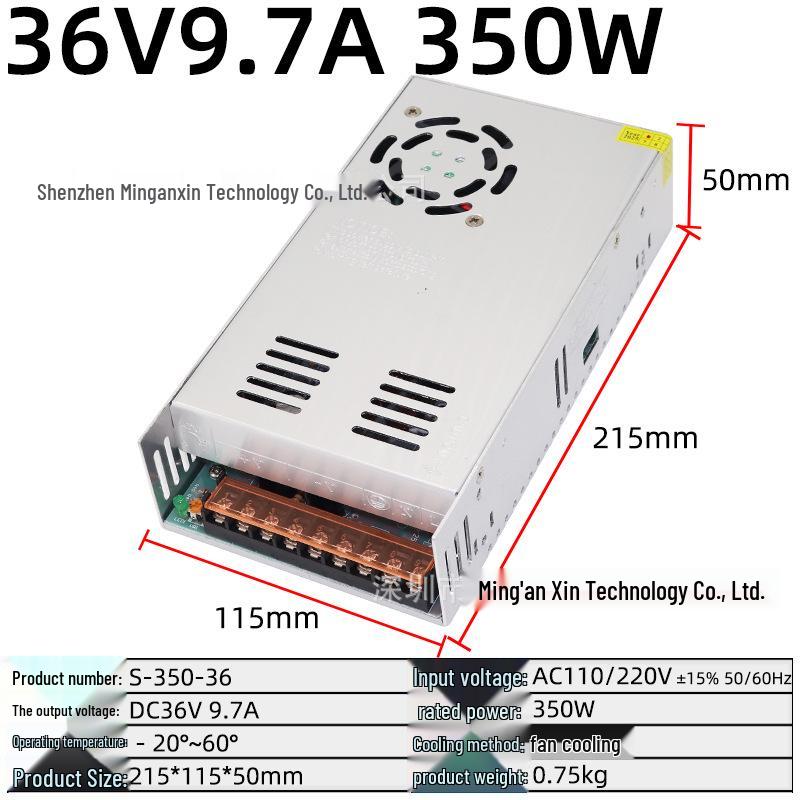 High Power 220V to 36V DC Switching Power Supply for Engraving Machines, Available in 400W, 500W, 1000W, 1500W