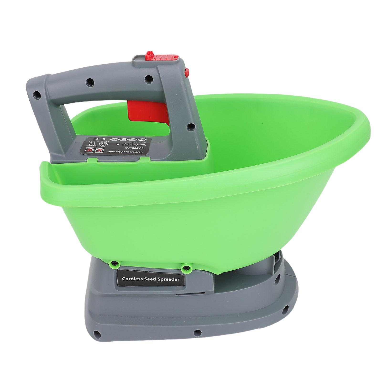 

Ручной разбрасыватель 3 л Доступен круглый год Разбрасыватель с USB-аккумулятором для удобрений, технической соли, противогололедных реагентов