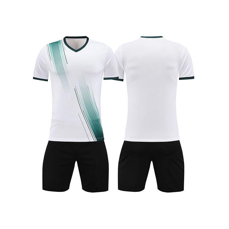 Short-sleeved Football Jersey Set Spot Printing Number Light Board Football Training Jersey Team Summer Game Jersey