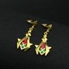 Genshin Impact Sumeru Kaveh Eardrops Earrings Stud Earrings for Woman Anime Cosplay Props Jewelry Accessories Gifts
